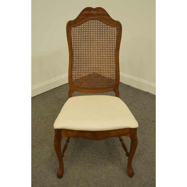 Late 20th Century Vintage Bernhardt Furniture French Provincial Cane