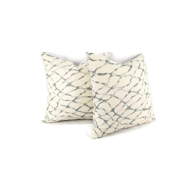 From Jeffrey Alan Marks for Kravet is Waterpolo in the color Stone pillow cover. 100% linen pillows made with quality...