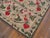 Early 20th Century 1920s Ivory Floral Folk Art Antique American Hooked Rug 6'3" X 6'4" Handknotted Wool Carpet For Sale - Image 5 of 6