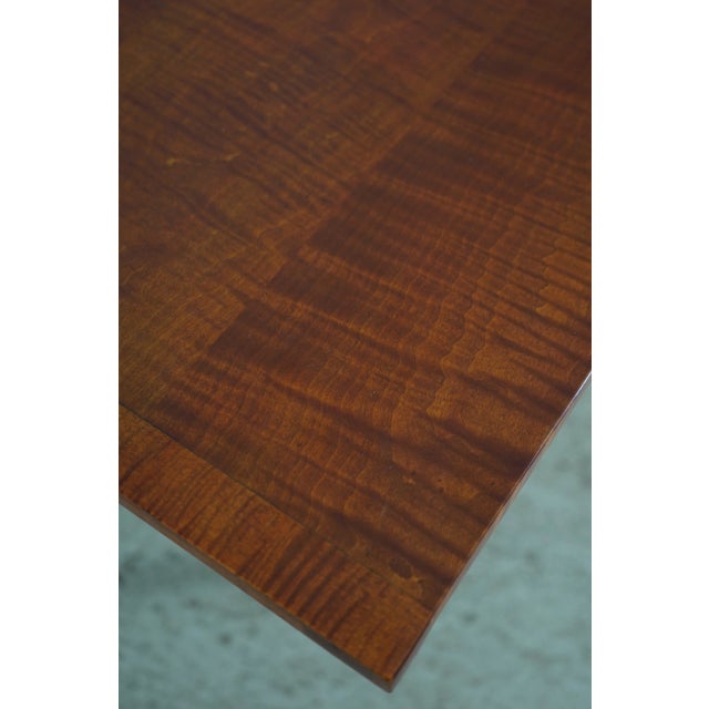 David Smith Bench Made Tiger Maple Dining Table For Sale - Image 9 of 12