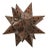 Vintage Moroccan Style Pierced 18 Point Hinged Iron Star Candle Curio For Sale - Image 11 of 11