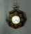 "Wall clock Charles X" antique wall clock Charles X inlaid wood. Wire mechanism in working condition. Size: 57cm (with...