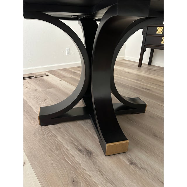 Old Biscayne Designs Avery Dining Table W/Pedestal Base For Sale - Image 4 of 10