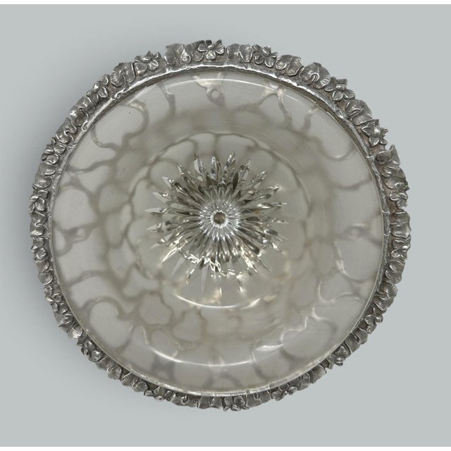 Antique Victorian English Sterling Silver Tazza Compot Centerpiece Fruit Bowl For Sale - Image 9 of 11