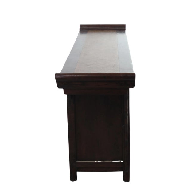 Brown Late 19th Century Antique Beijing Buffet Sideboard Altar For Sale - Image 8 of 11
