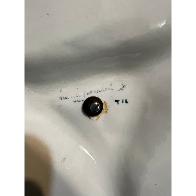 Wood Mid Century Bagels Lox Cheese Judaica Style Serving Tray Platter For Sale - Image 7 of 7