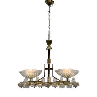 Pendant Chandelier from Seguso, 1950 For Sale