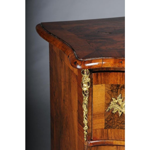 Antique Chest of Drawers in Oak with Walnut Veneer, Dresden, 1870 For Sale - Image 14 of 17