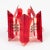 Contemporary Geometric Red Lucite Oversized Link Bracelet For Sale - Image 3 of 8
