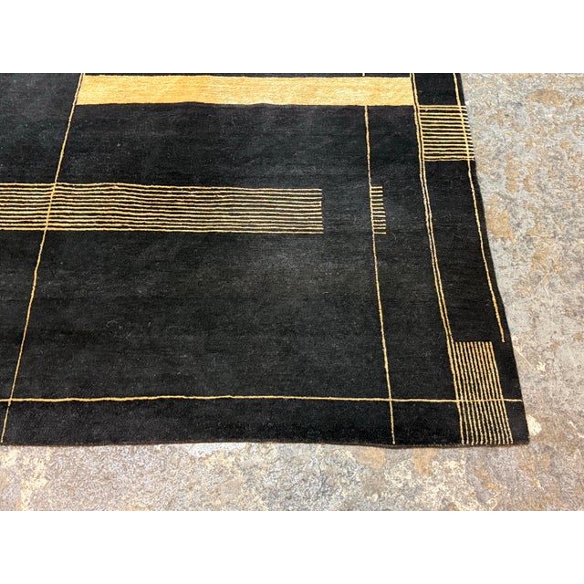 Modern 9ft 1in × 11ft 10in Stark Carpet Wool + Silk Area Rug For Sale - Image 3 of 12