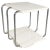 Italian Modern Double-Shelf Coffee Table in White Painted Wood and Metal, 1980s For Sale - Image 12 of 12