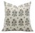Fabdivine Indian Block Print Cushion Cover 14x14 Inch Pure Linen- Sadabahar For Sale