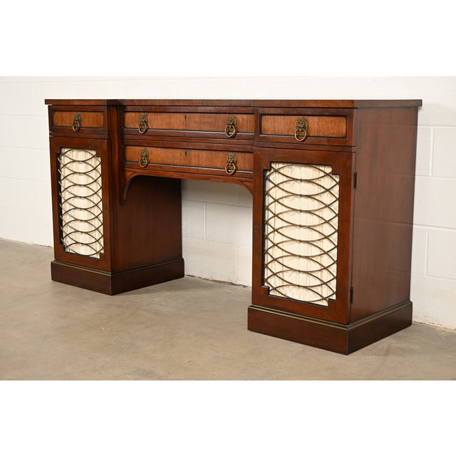 Kittinger English Regency Carved Mahogany Sideboard Buffet, Circa 1960s For Sale - Image 17 of 17