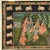Metal Vintage Indian Pichwai Folk Art Painting on Silk For Sale - Image 7 of 14