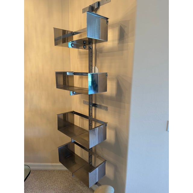 Proposal P700 Wall Shelves by Vittorio Introini for Saporiti, Italy, 1969, Set of 2 For Sale In Naples, FL - Image 6 of 7
