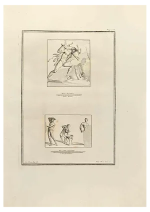 Filippo Morghen, Hercules' Labors, Etching, 18th Century