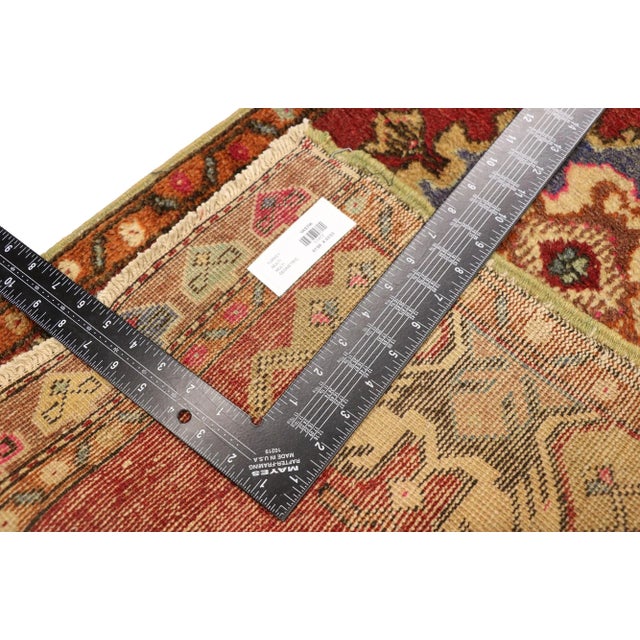 Mid 20th Century Vintage Turkish Yastik Rug - 01'09 X 03'03 For Sale - Image 5 of 8