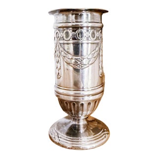 Antique Silver Toothpick Holder From the Ritz Hotel London For Sale