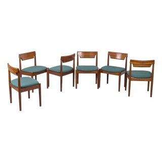 Teak Dining Chairs from Glostrup Møbelfabrik, 1960s, Set of 6 For Sale