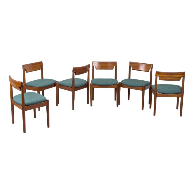Teak Dining Chairs from Glostrup Møbelfabrik, 1960s, Set of 6 For Sale