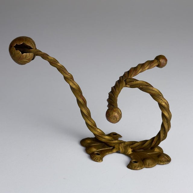 Antique Early 20th Century Bronze Wall Hook, Italy For Sale - Image 17 of 17