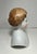 Antique Bisque Porcelain Shoulder Head Molded Hair Doll Numbered For Sale - Image 4 of 9