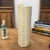 Textured Cylinder Cream & Ochre Prem Vase with Bark Design For Sale - Image 4 of 10
