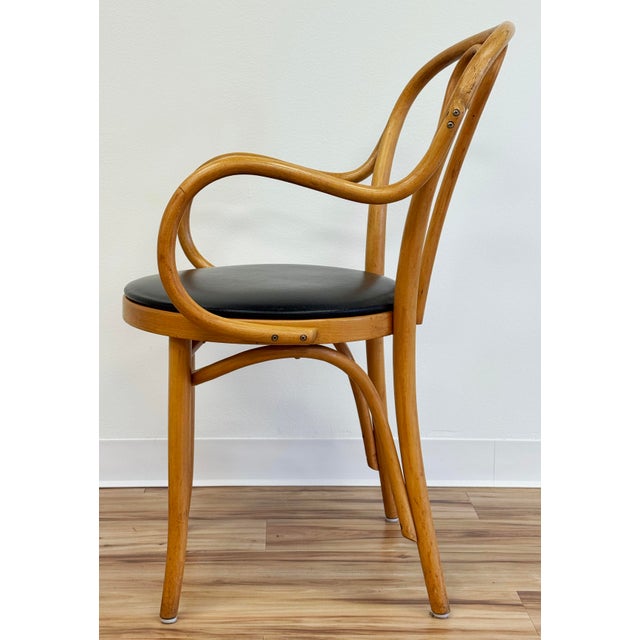 Wood Vintage Bistro Cafe Bentwood Chairs, S/4 For Sale - Image 7 of 11