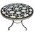 Moroccan Black & White Mosaic Side Table For Sale In Orlando - Image 6 of 6