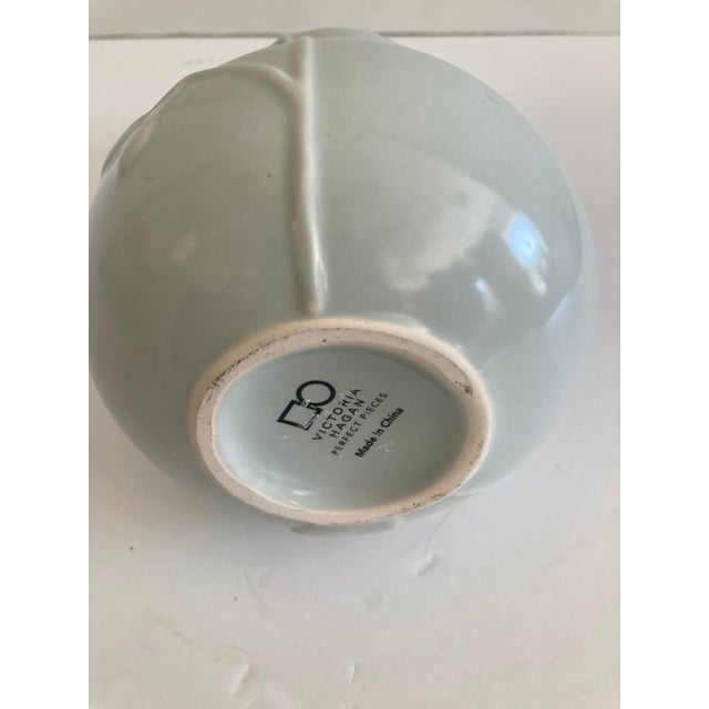 Ceramic Victoria Hagan Celadon Gourd Vase For Sale - Image 7 of 7