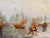 Wood Antique Oil Painting Venice Francis Moltino (1818 - 1874) Listed Artist For Sale - Image 7 of 11