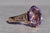 Metal The Bickville: Ladies Victorian 14K Rose Gold Cocktail Ring set with Amethyst For Sale - Image 7 of 10