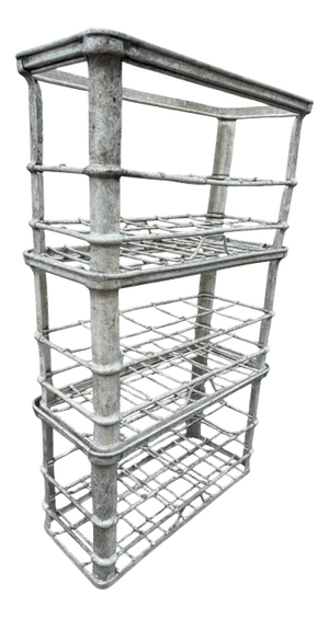 Aluminum Bottle Racks, 1960, Set of 3