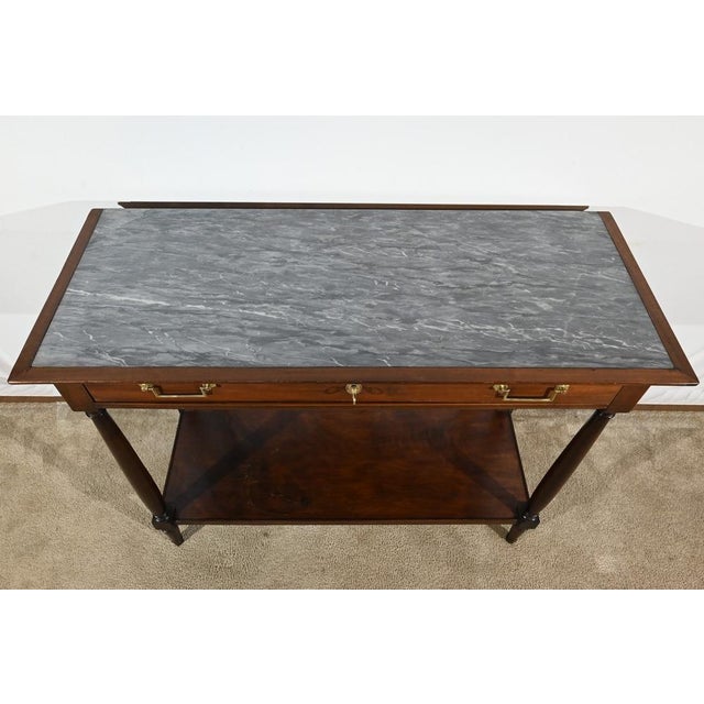 18th Century Louis XVI Mahogany Console For Sale - Image 5 of 18