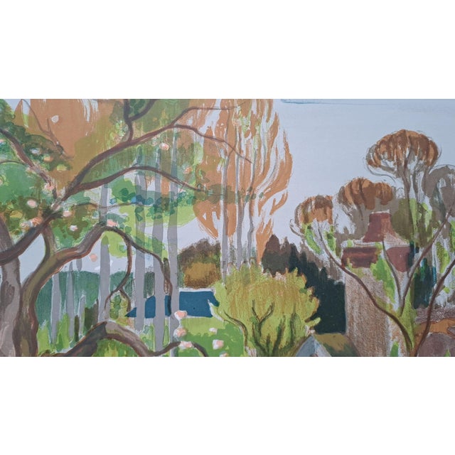 Maurice Mourlot, Country Scene, Lithograph For Sale - Image 4 of 8