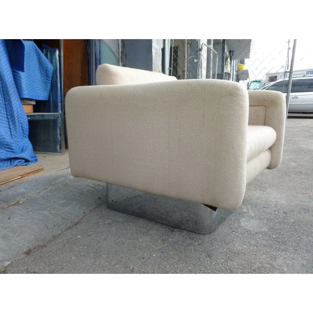 Modern 1970s Vintage Designer Club Chair For Sale - Image 3 of 10