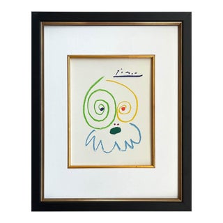 Picasso Lithograph 91 the Tired Warrier 1968 Framed For Sale