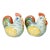 1980s Vintage Boho Chic Farmhouse Studio Pottery Style Rooster Salt & Pepper Shakers - A Pair. For Sale
