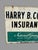Antique Metal Double Sided National Grange Mutual Insurance Advertising Sign In estate fresh uncleaned original condition...