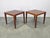 Refined pair of mid century tables designed by severin hansen and produced by haslev møbelfabrik in denmark during the...
