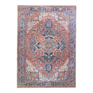 Early 20th Century Persian Heriz Rug For Sale
