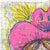 Contemporary Pink Darling - Western-Inspired Acrylic Artwork on Original Paper Map of Seattle by Jesse Black For Sale - Image 3 of 6