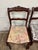 Traditional Vintage Mahogany Rose Back Regency Duncan Phyfe Style Dining Chair - Set of 3 For Sale - Image 3 of 10