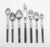 1960s Oneida Northland "Anticipation" Stainless Steel & Teak Composite Flatware, Set of 49 Pieces For Sale - Image 12 of 13