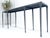 Alberto & Diego Giacometti Wrought Iron Blacksmith Work Gallery Top 19x84" Long Console Sofa Table MINT For Sale - Image 4 of 14