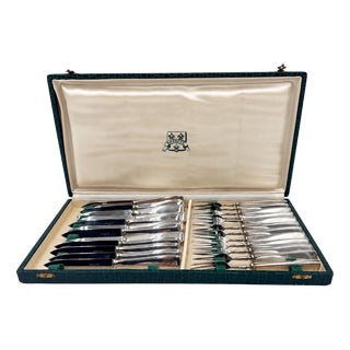 Dessert Cutlery Set from Ercuis, 1950s, Set of 24 For Sale