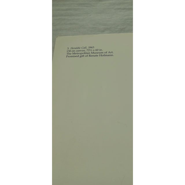 Printmaking Materials 1980s Original Print Titled Heraldic Call Hans Hofmann For Sale - Image 7 of 7