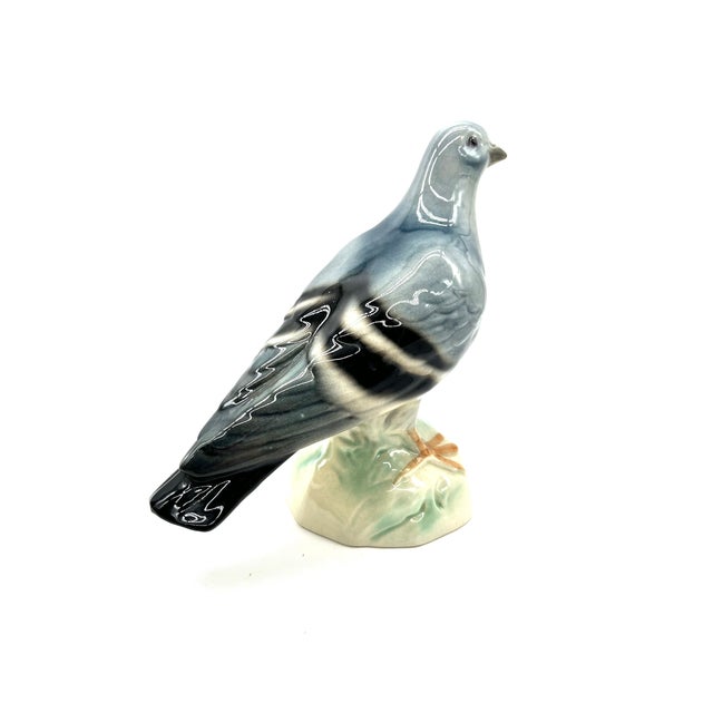Mid-Century Ceramic Pigeon Figurine from Cortendorf, West Germany, 1950s-1960s For Sale - Image 4 of 16