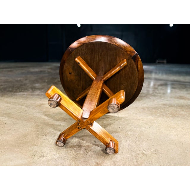 Sergio Rodrigues “Alex” Side Table in Freijó and Rosewood, Brazilian Modern, 1960s - Lot 700A For Sale - Image 9 of 13