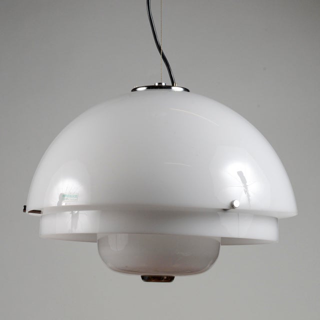 Mid-Century Modern HarveiLuce Chandelier by Guzzini S.p.a. For Sale - Image 3 of 13